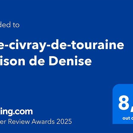 Gite-Civray-De-Touraine Maison De Denise Kültér fotó